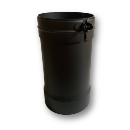 paspijp kachelpijp met stelring L:33cm Ø180mm | 123rookkanaal