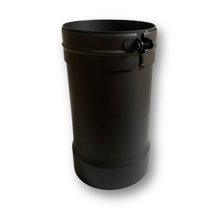 paspijp kachelpijp met stelring L:33cm Ø180mm | 123rookkanaal
