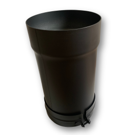 paspijp kachelpijp met stelring L:33cm Ø180mm | 123rookkanaal