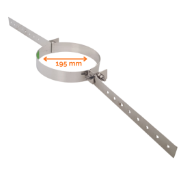 Hagemann & Machmer V3 DW Dakbevestigingsbeugel dubbelwandig rookkanaal Ø130mm | 123rookkanaal