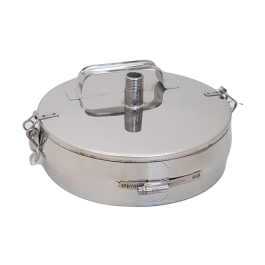 Hagemann & Machmer V3 DW T-stuk deksel met condensuitloop Ø250mm | 123rookkanaal