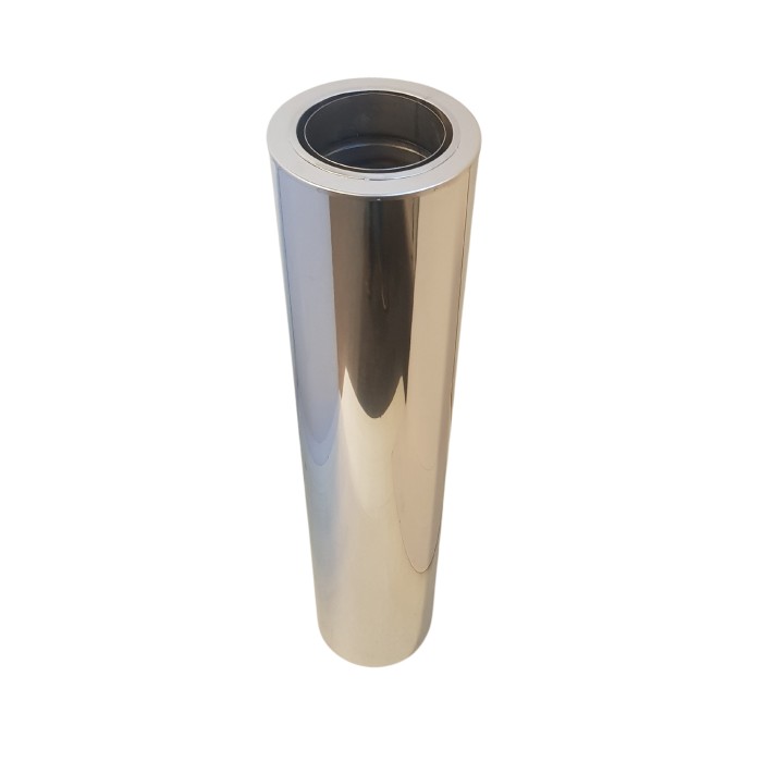 Hagemann & Machmer V3 DW inkortbare nisbus-horizontaal L:100cm Ø250mm (verloop EW-DW) | 123rookkanaal