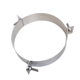 Hagemann & Machmer V3 DW Tuidraadbeugel dubbelwandig rookkanaal Ø250mm | 123rookkanaal