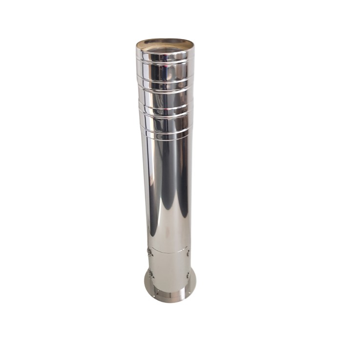 Hagemann & Machmer V3 DW Reinigingselement + ondersteuning verstelbaar 60-1115mm met condensuitloop Ø180mm | 123rookkanaal