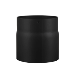 Kachelpijp enkelwandig L: 15cm Ø125mm | 123rookkanaal