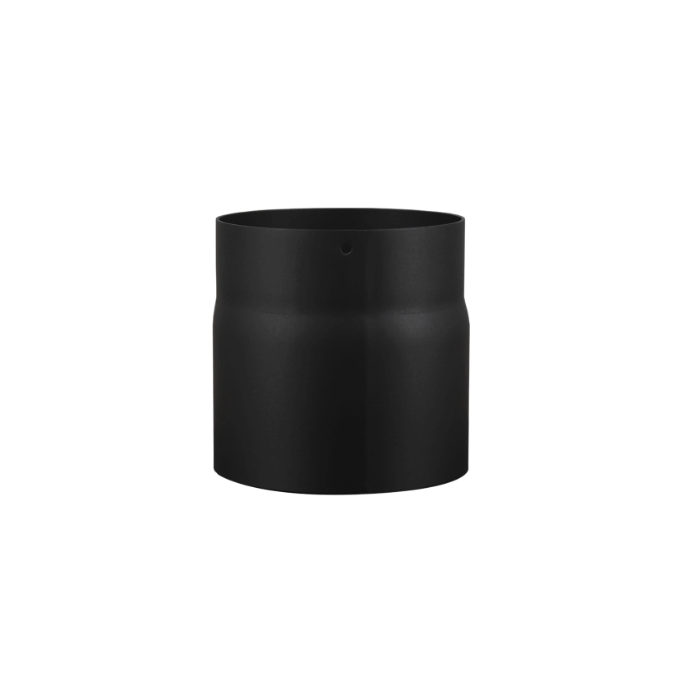 Kachelpijp enkelwandig L: 15cm Ø125mm | 123rookkanaal