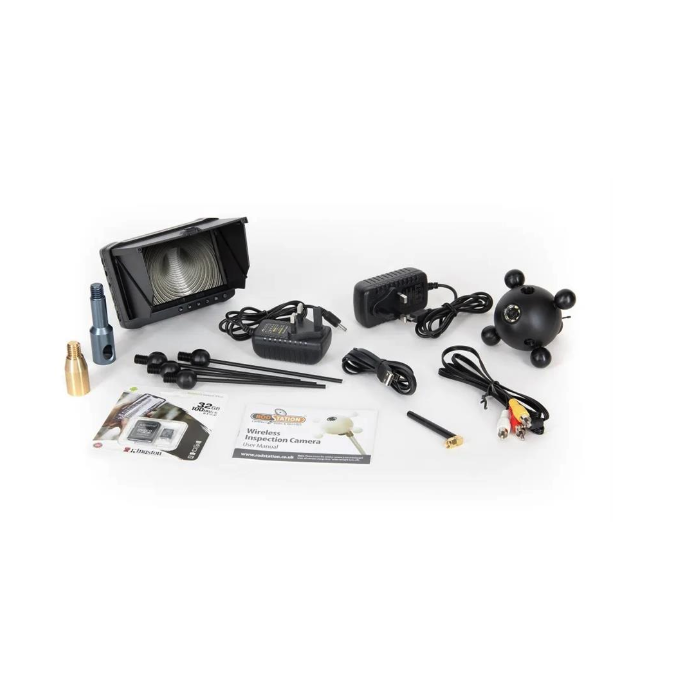 Rodstation inspectiecamera draadloos set, complete set | 123rookkanaal