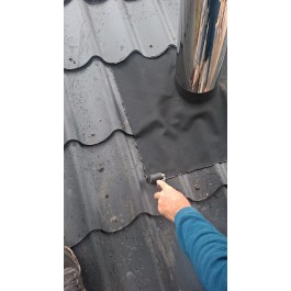 EPDM dakdoorvoerset dubbelwandig rookkanaal Ø130mm | 123rookkanaal