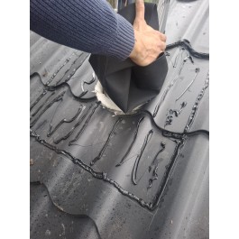 EPDM dakdoorvoerset dubbelwandig rookkanaal Ø130mm | 123rookkanaal