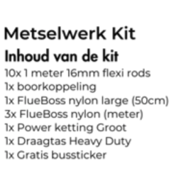 Rodstation FlueBoss® Metselwerk kit | 123rookkanaal