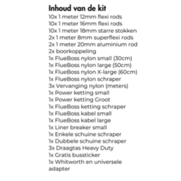 Rodstation FlueBoss® Professional kit | 123rookkanaal