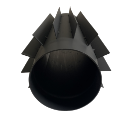 Kachelpijp warmtewisselaar L:50cm Ø150mm | 123rookkanaal