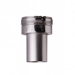 Verloop EW-DW dubbelwandig rookkanaal Ø160mm Profi-Line | 123rookkanaal