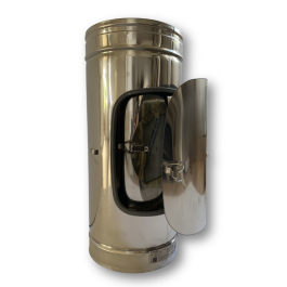 DINAK DW Inspectie-element met ronde deur Ø150mm | 123rookkanaal