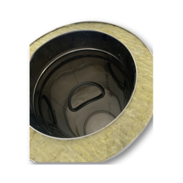 DINAK DW Inspectie-element met ronde deur Ø130mm | 123rookkanaal