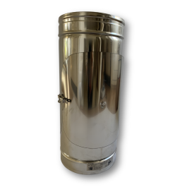 DINAK DW Inspectie-element met ronde deur Ø200mm | 123rookkanaal