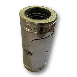DINAK DW Inspectie-element met ronde deur Ø200mm | 123rookkanaal