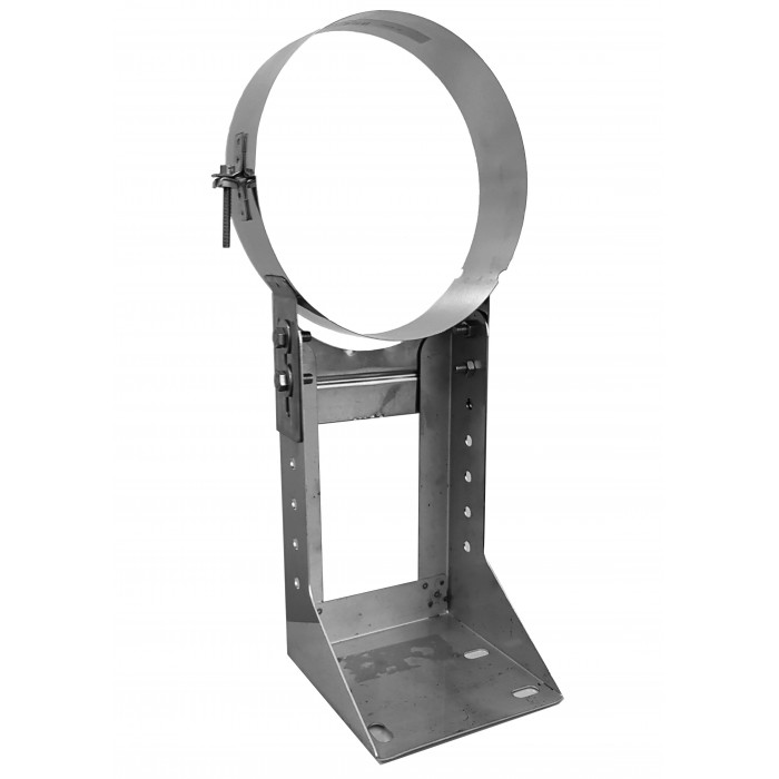 DINAK DW muurbeugel verstelbaar 100-250mm Ø130mm | 123rookkanaal