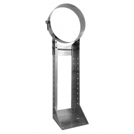 DINAK DW muurbeugel verstelbaar 250-430mm Ø130mm | 123rookkanaal