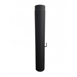 Kachelpijp L:100cm met smoorklep Ø150mm | 123rookkanaal