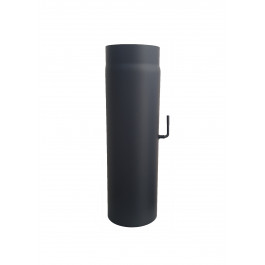 Kachelpijp L:50cm met smoorklep Ø150mm | 123rookkanaal