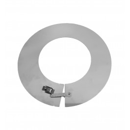 DINAK DW Wand / plafondrozet conisch dubbelwandig rookkanaal Ø150mm | 123rookkanaal