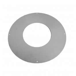 DINAK DW Wand / plafondrozet plat dubbelwandig rookkanaal Ø200mm | 123rookkanaal