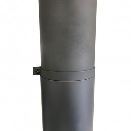 paspijp kachelpijp met stelring L:45cm Ø150mm | 123rookkanaal