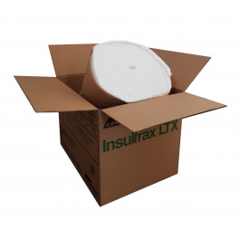 isolerende wol L:1m B:61cm (doos 7320mm x 610mm dikte 25mm) | 123rookkanaal
