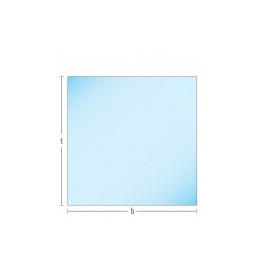 Glasplaat vloerplaat 100x100cm vierkant | 123rookkanaal