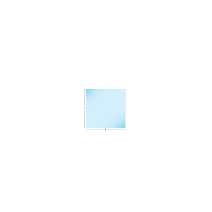 Glasplaat vloerplaat 100x100cm vierkant | 123rookkanaal