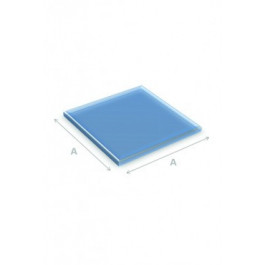Glasplaat vloerplaat 100x100cm vierkant | 123rookkanaal