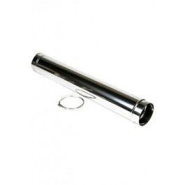 EW element lengte 1000 mm ø125mm RVS | 123rookkanaal