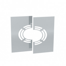 Brandseparatieplaat 30-45 graden dubbelwandig rookkanaal Ø250mm Profi-Line | 123rookkanaal