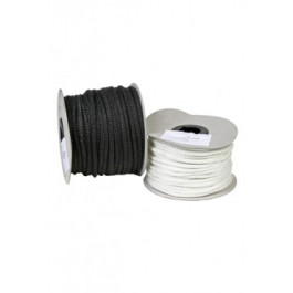 Glasvezelkoord 12mm (rol 50mtr- wit of zwart) | 123rookkanaal