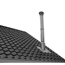 Dakdoorvoer / loodslab 16-25 graden premium Ø100mm | 123rookkanaal