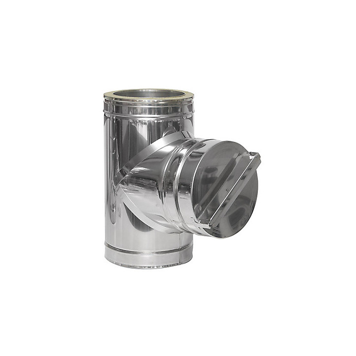 DINAK DW pellet inspectie-element Ø80mm | 123rookkanaal