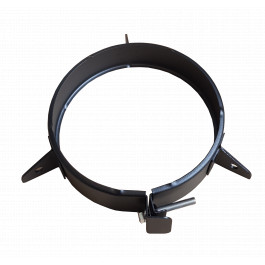 DINAK DW Black tuidraadbeugel dubbelwandig rookkanaal Ø150mm | 123rookkanaal