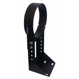 DINAK DW Black muurbeugel verstelbaar 100-250mm Ø150mm | 123rookkanaal