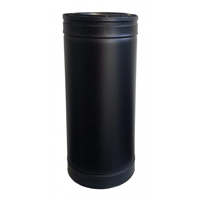 DINAK DW Black dubbelwandig rookkanaal L:50cm Ø150mm | 123rookkanaal