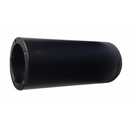 DINAK DW Black inkortbare nisbus-horizontaal L:44cm Ø150mm (verloop EW-DW) | 123rookkanaal