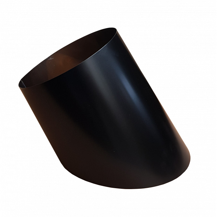zwarte conus tbv loodslab 46-60 graden ø150mm Profi-Line | 123rookkanaal