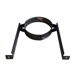 DINAK DW Black dakbevestigingsbeugel dubbelwandig rookkanaal Ø150mm | 123rookkanaal