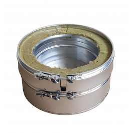 T-stuk deksel dubbelwandig rookkanaal Ø160mm Profi-Line | 123rookkanaal