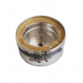 Deksel met condensuitloop dubbelwandig rookkanaal Ø250mm Profi-Line | 123rookkanaal