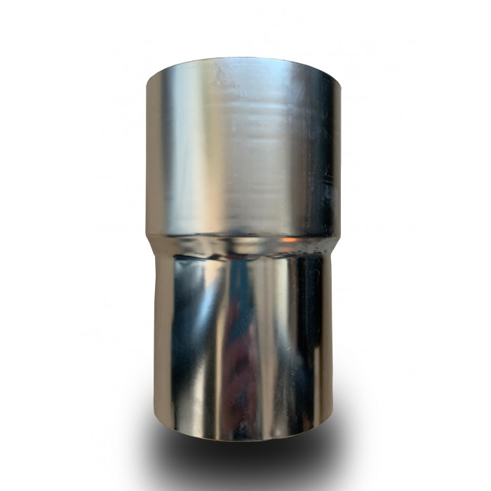RVS enkelwandig verloop 90-101mm | 123rookkanaal