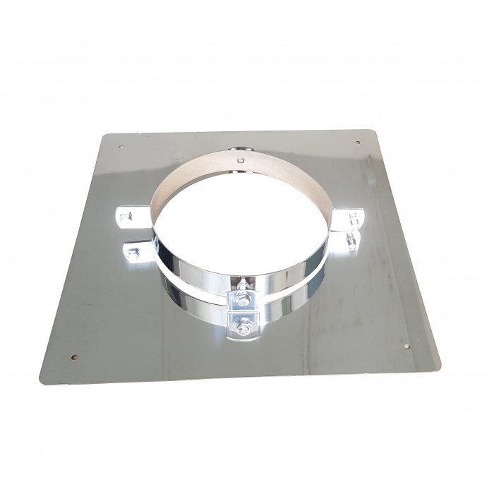 DINAK DW vloersteun dubbelwandig rookkanaal Ø130mm | 123rookkanaal