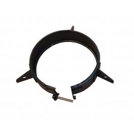 DINAK DW Black pellet tuidraadbeugel dubbelwandig rookkanaal Ø100mm | 123rookkanaal