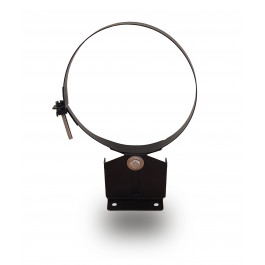 DINAK DW Black pellet muurbeugel verstelbaar 70-120mm dubbelwandig rookkanaal Ø100mm | 123rookkanaal
