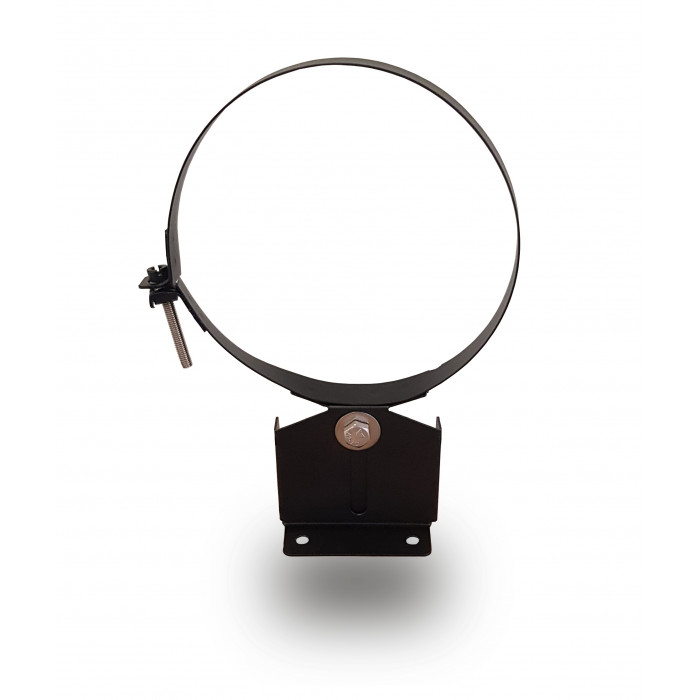 DINAK DW Black pellet muurbeugel verstelbaar 70-120mm dubbelwandig rookkanaal Ø100mm | 123rookkanaal